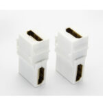 4K 90 Degree HDMI Keystone Jack - 图片 4