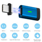100W USB C Magnetic Adapter PD 100W Fast Charging 10Gbs Data Transfer - Image 2